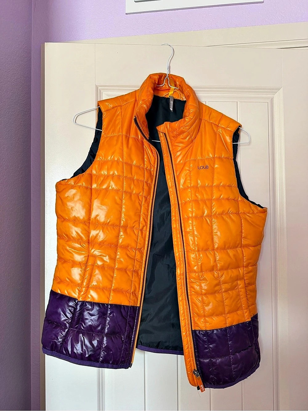 Lole Color Block Puffer Vest Large